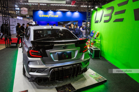 Liberal WRX rear duck tail spoiler  CARBON