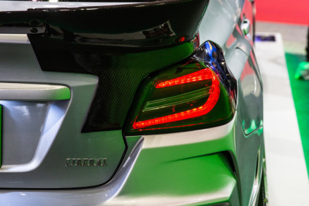 Liberal WRX rear duck tail spoiler  CARBON