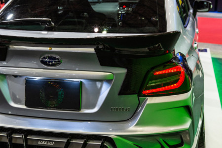 Liberal WRX rear duck tail spoiler  CARBON