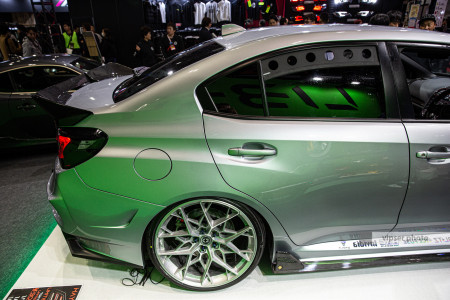 Liberal WRX rear duck tail spoiler  CARBON