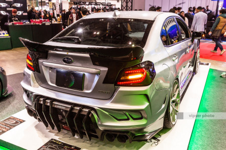 Liberal WRX rear duck tail spoiler  CARBON