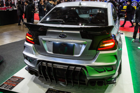 Liberal WRX rear duck tail spoiler  CARBON