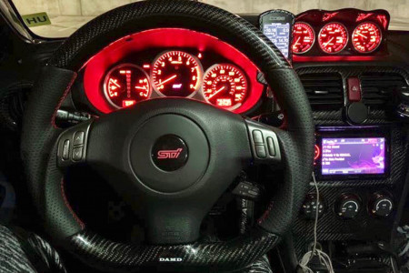 DAMD Double CARBON Steering wheel for GDB D shape