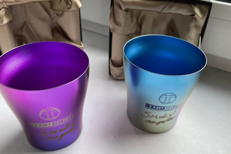 TOPSECRET titanium signed CUPS