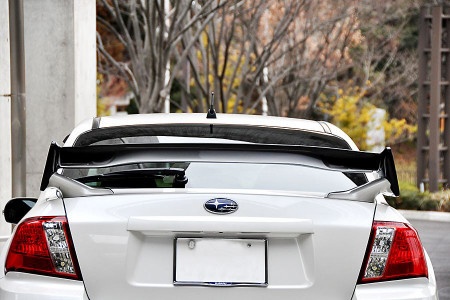 Liberal CARBON low-mount 3D spoiler for GV STI SEDAN