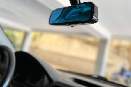 Blue Wide Angle Rear View Lens WRX STI GC8 1996-2000