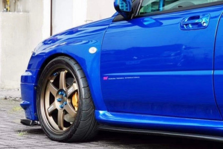 Blue Wide Angle lens for Impreza WRX STI GD 2001-2007