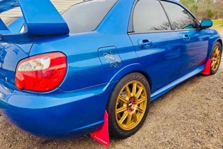 Blue Wide Angle lens for Impreza WRX STI GD 2001-2007