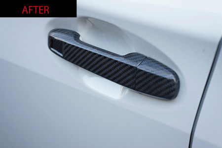 Carbon door handle garnish for Impreza, Crosstrek XV GT GK