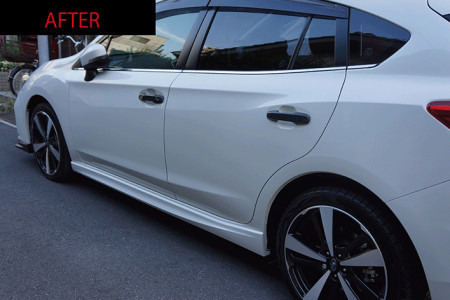 Carbon door handle garnish for Impreza, Crosstrek XV GT GK