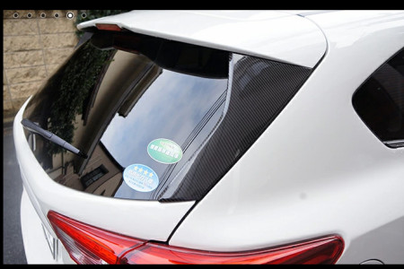 Carbon rear trunk side garnish for Impreza and Crosstrek XV 2017-2022