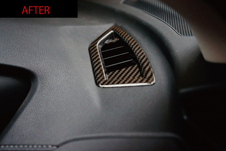 Carbon dashboard top side vents covers kit Forester, Crosstrek, Impreza