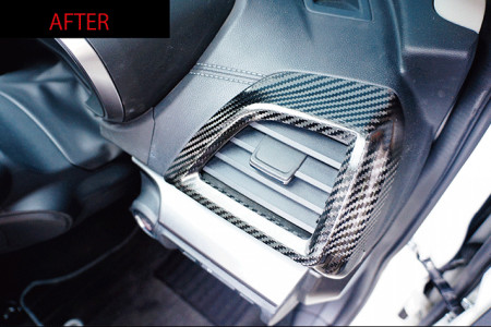 Carbon dashboard side vents covers kit Forester, Crosstrek, Impreza