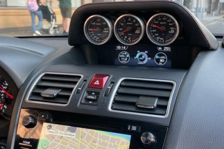 GAUGE POD Leather type for WRX STI 2014-2021
