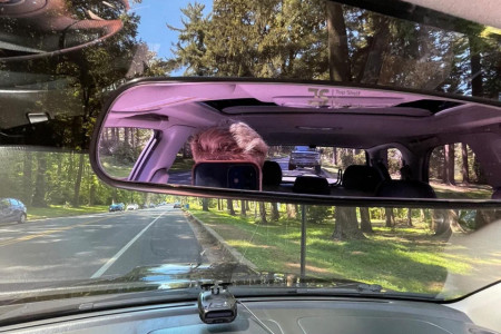 Purple Wide Angle Rear View Lens for Impreza WRX STI GD 2001-2007