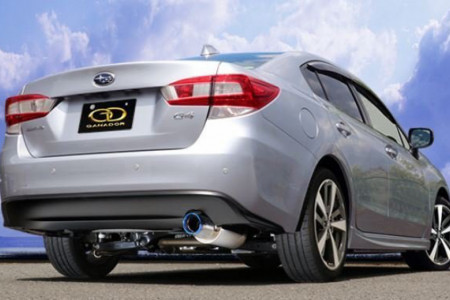 Ganador exhaust for Impreza sedan GK