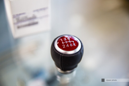 Shift knob tuned by STI