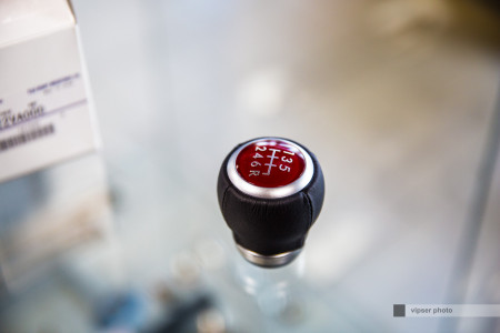 Shift knob tuned by STI